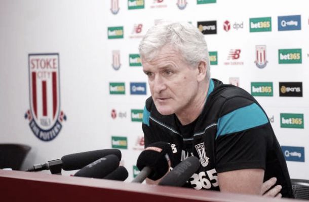 Newcastle United - Stoke City: Mark Hughes' pre-match comments