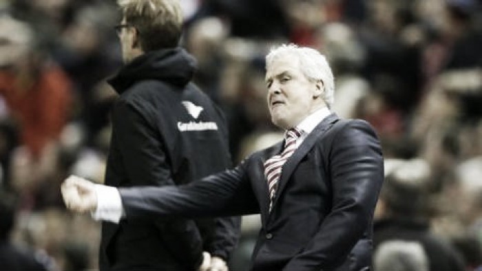 Mark Hughes says Stoke were the "better team" following Capital One Cup exit