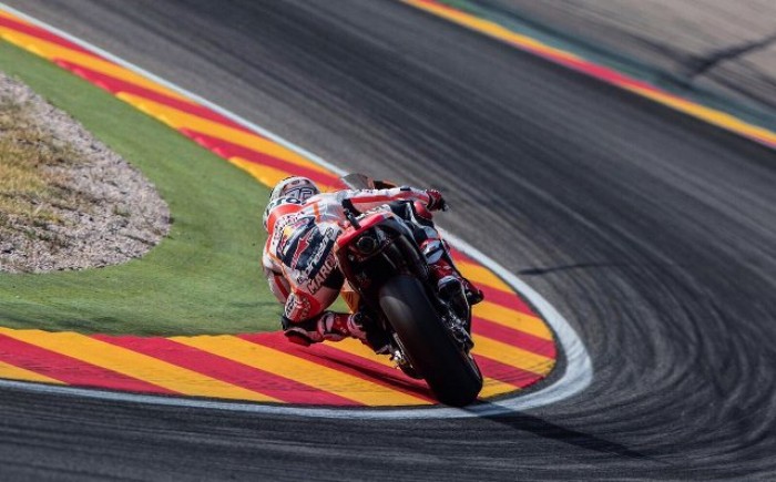 MotoGP - Aragón, PL3: Marquez davanti, fioccano le cadute