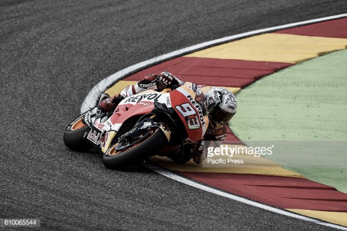 Carnage during MotoGP FP3 in Aragon as Marquez sets the fastest time