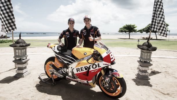 El Repsol Honda Team presenta la nueva moto en Indonesia