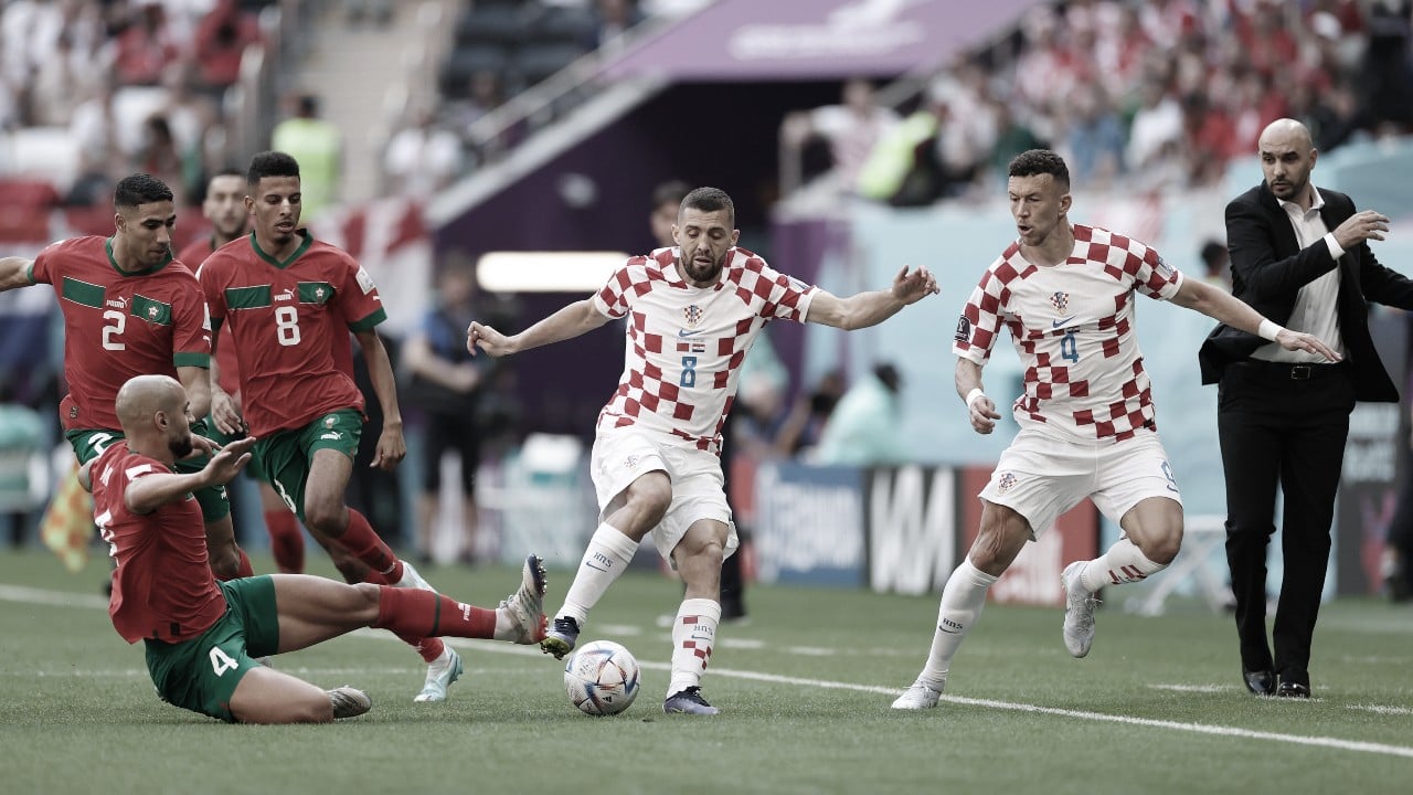 Em jogo de poucas chances, Marrocos e Croácia abrem grupo F da Copa com empate