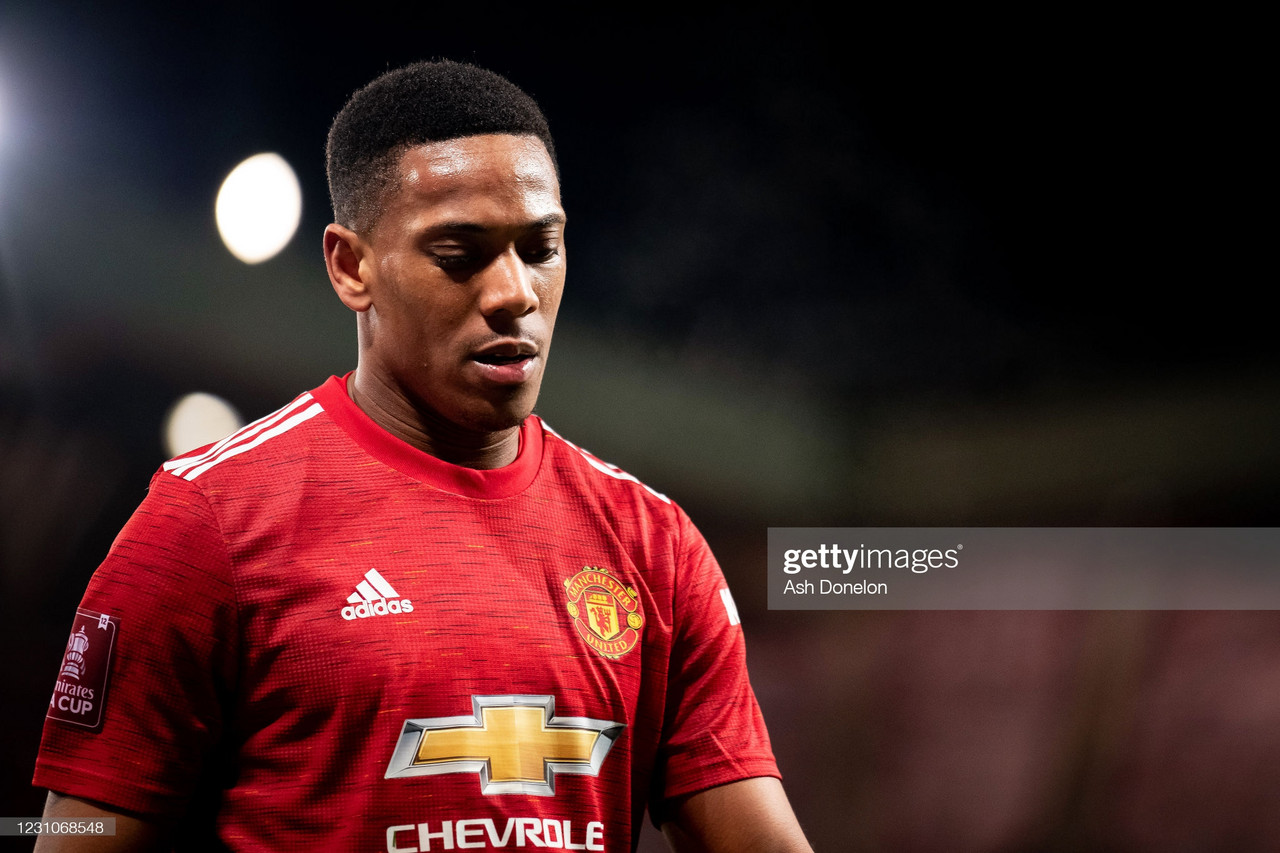 Opinion: Forget wanting to be a centre-forward – Anthony Martial
just isn’t good enough