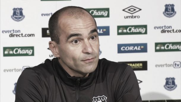 Roberto Martinez: "Everton have to bounce back at Arsenal"