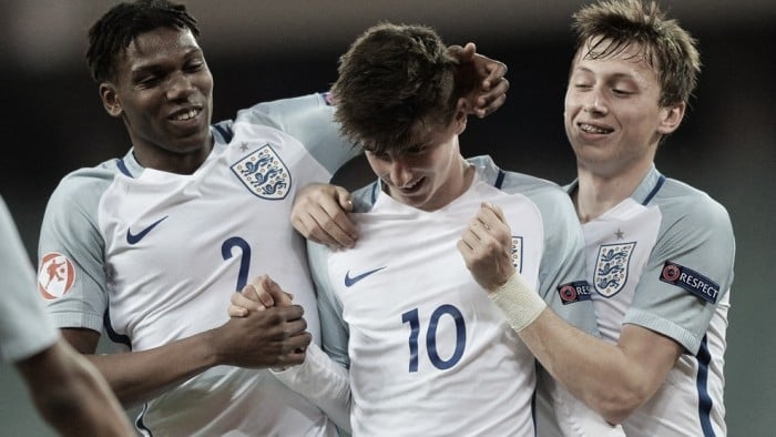 Denmark under-17 1-3 England under-17: Nelson scores again as Young Lions head to quarter-final