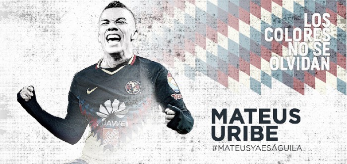 Mateus Uribe ya se viste de 'águila'