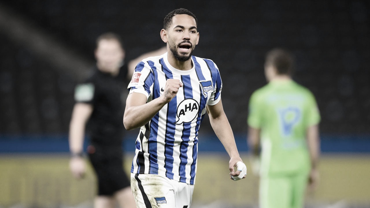 Matheus Cunha marca, mas Hertha Berlin deixa vitória escapar; jogadores lamentam Matheus Cunha marca, mas Hertha Berlin deixa vitória escapar; jogadores lamentam