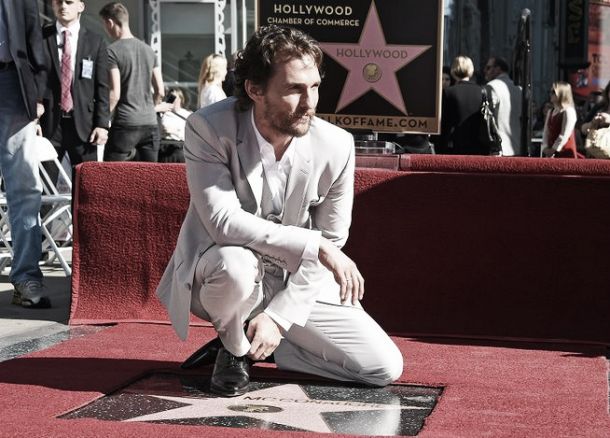 Matthew McConaughey ya tiene su estrella en el Paseo de la Fama