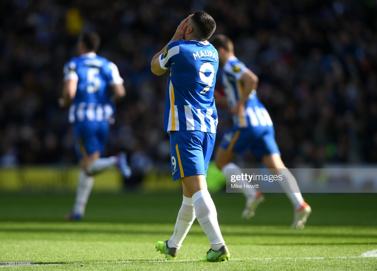 Reality in motion as Brighton continue to slide down the league