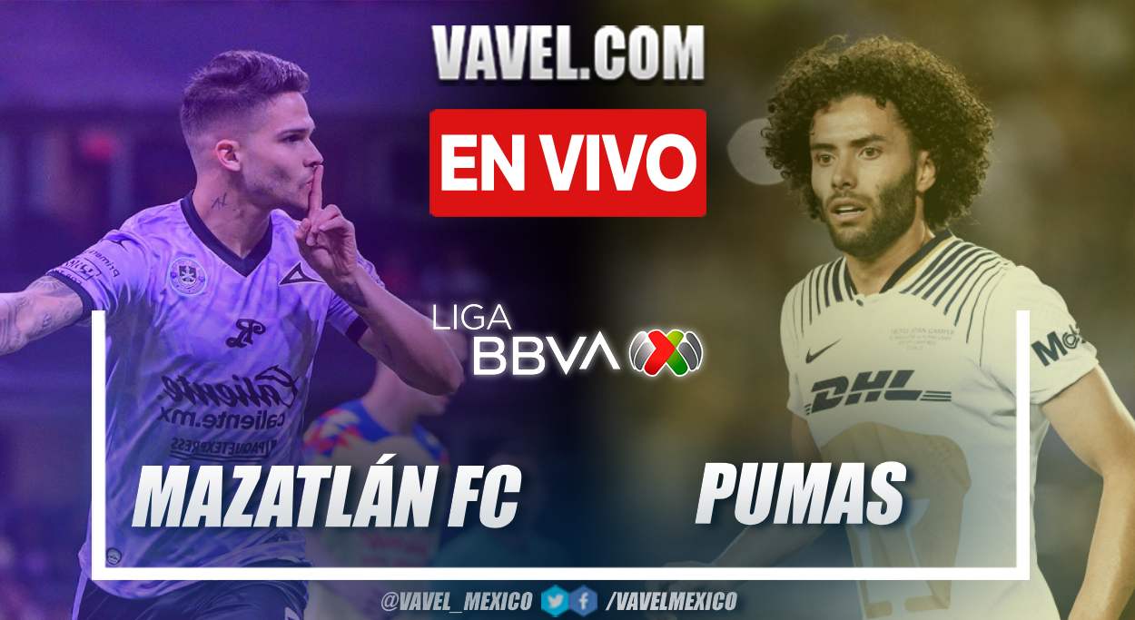 Goles y resumen del Mazatlán FC 0-4 Pumas en Liga MX 2024