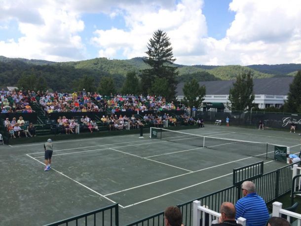 Greenbrier Champions Tennis Classic Day 1: Pete Sampras, Andy Roddick Prevail In Exhibitions