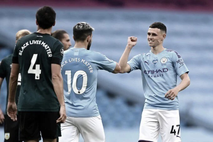 Com autoridade, Manchester City goleia Burnley na Premier League Com autoridade, Manchester City goleia Burnley na Premier League