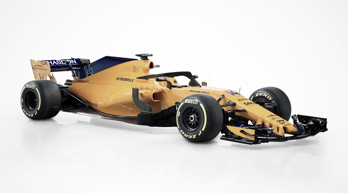 Com laranja e azul, McLaren lança MCL33 para temporada 2018 da Fórmula 1