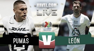 Resultado y goles del Pumas 2-0 León de la Liga MX 2017 (2-0)