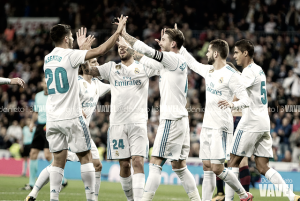 Dosis de alegría en el Bernabéu