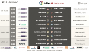El Valladolid recibirá al Barcelona el sábado 25 de agosto a las 22:15 horas
