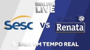 Resultado Sesc-RJ x Vôlei Renata pelos playoffs da Superliga Masculina (3-1)