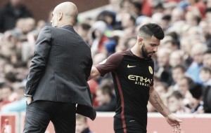 Guardiola, duro con el Kun Agüero
