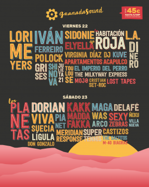 Granada Sound 2017 lanza cartel y entradas por día
