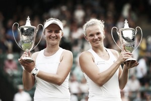 Wimbledon and French Open champions Barbora Krejcikova and Katerina Siniakova qualify for the WTA Finals