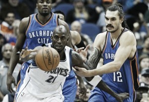 Steven Adams sobre Kevin Garnett: "Tiene una presencia que intimida"