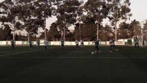 Gustavo Scarpa é destaque em treino de posicionamento e finalização do Palmeiras