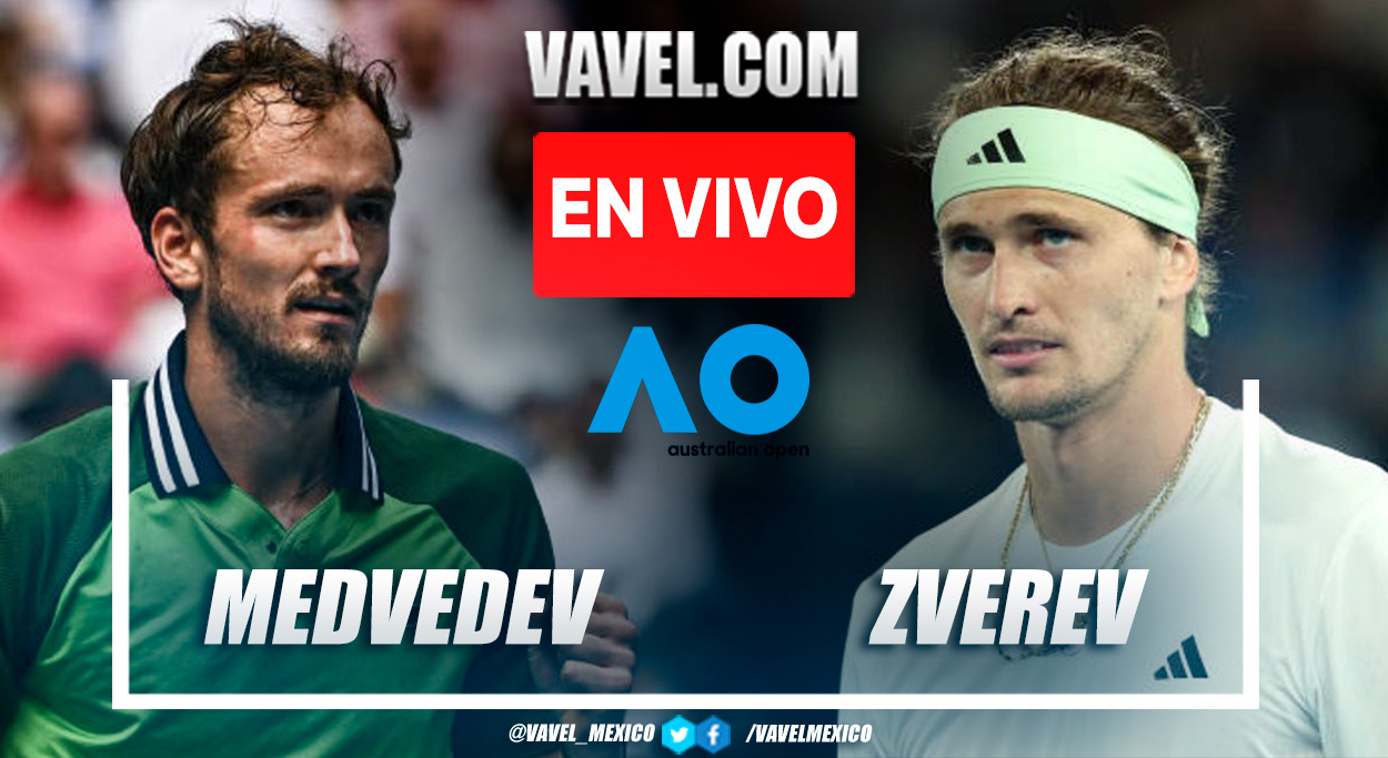 Resumen y puntos del Medvedev 3-2 Zverev en Open de Australia 2024