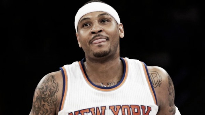 Nba, Carmelo Anthony dopo il diverbio con un tifoso: "Mi dispiace, c'è grande frustrazione" Nba, Carmelo Anthony dopo il diverbio con un tifoso: "Mi dispiace, c'è grande frustrazione"