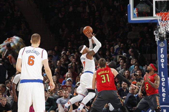 NBA - Prova di forza dei Knicks, battuti gli Hawks