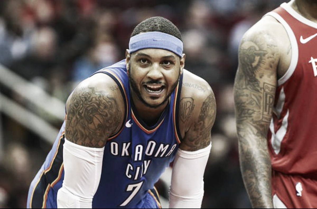 Carmelo Anthony officially signs with Houston Rockets