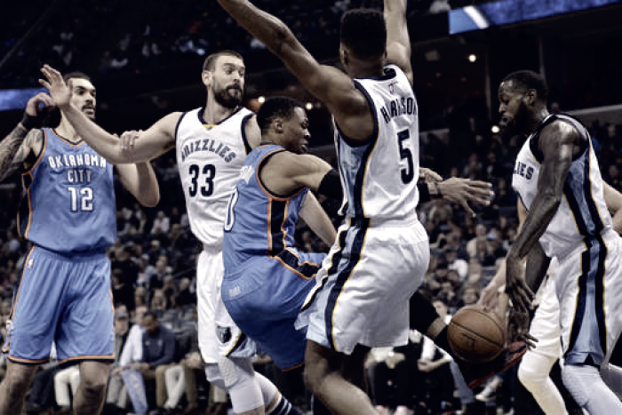 NBA - Memphis usa la criptonite con Westbrook: Oklahoma ko. Charlotte ok con Miami