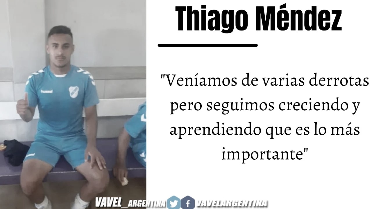 Thiago Méndez: ''Siento un gran cariño por el club''