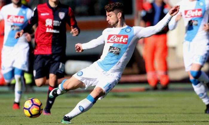 Serie A - Uragano Napoli al Sant'Elia: Mertens, Hamsik e Zielinski travolgono il Cagliari