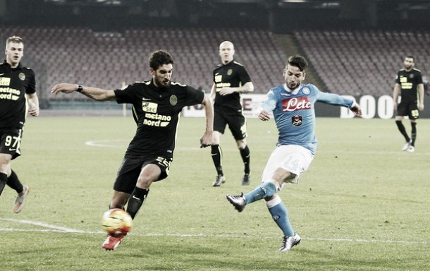 Napoli a Bergamo con l'incognita Mertens, torna Gabbiadini