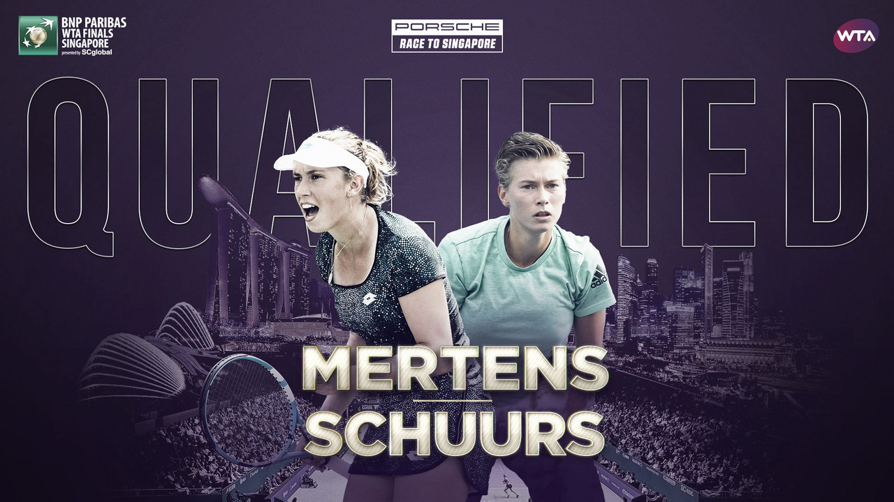 Elise Mertens and Demi Schuurs qualify for WTA Finals