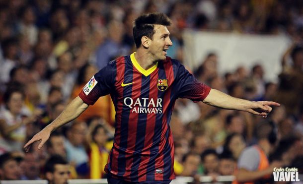 Messi alcanza los 40 goles por quinto año consecutivo
