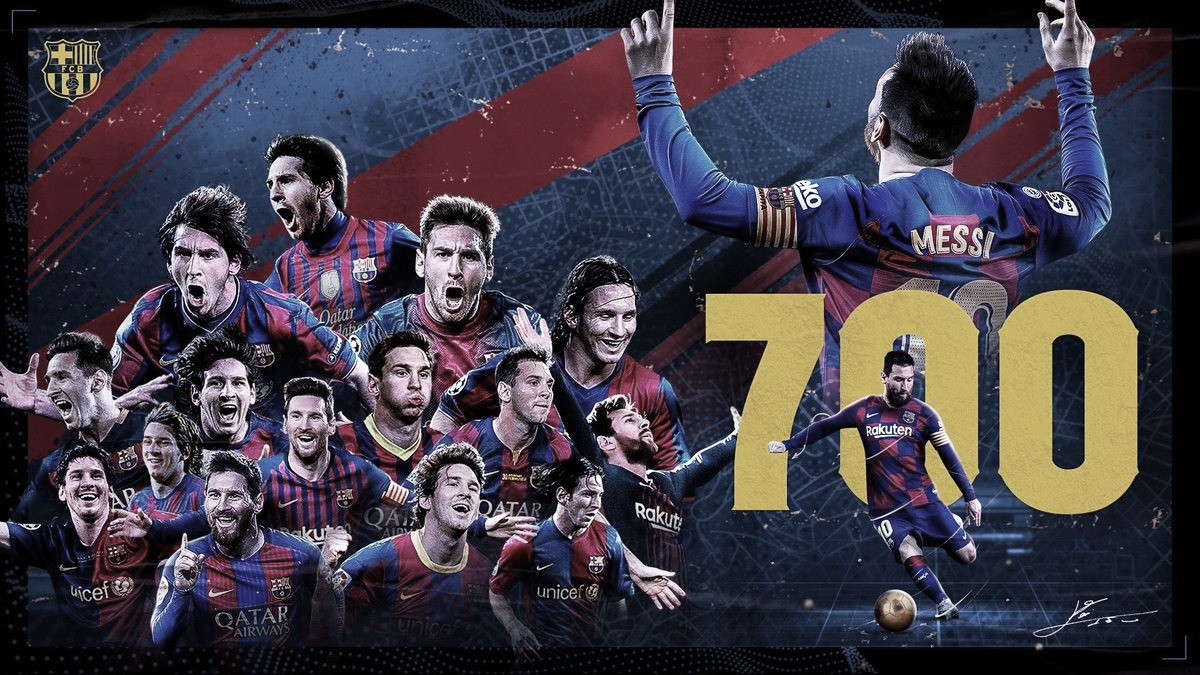 Dia histórico! Messi completa 700 jogos pelo Barcelona