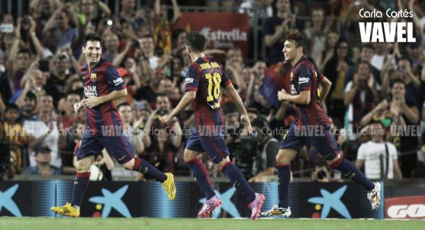 Messi marca duas vezes e Barcelona vence Elche na estreia da La Liga