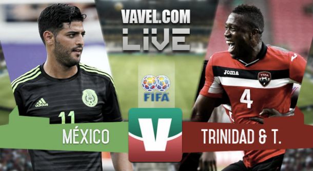 Resultado México - Trinidad y Tobago en amistoso 2015 (3-3)