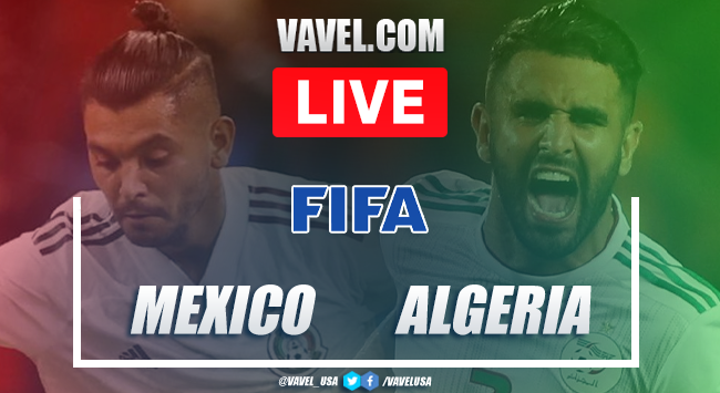 Goals and Highlights  Mexico 2-2 Algeria on friendly game of FIFA date 2020