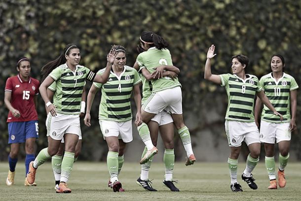 La Selección Femenil impone condiciones ante Costa Rica