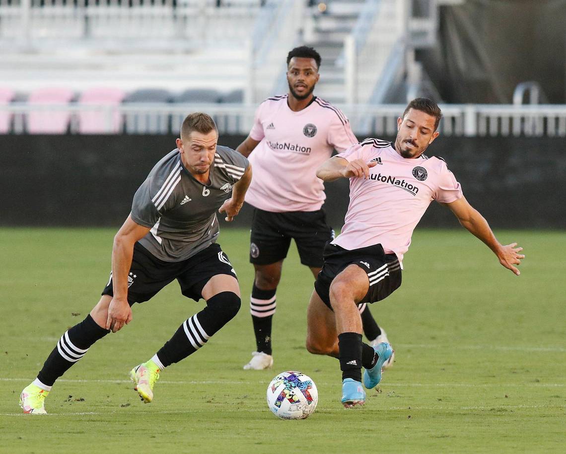 Inter Miami vs Saint Louis City SC in MLS preseason scrimmage