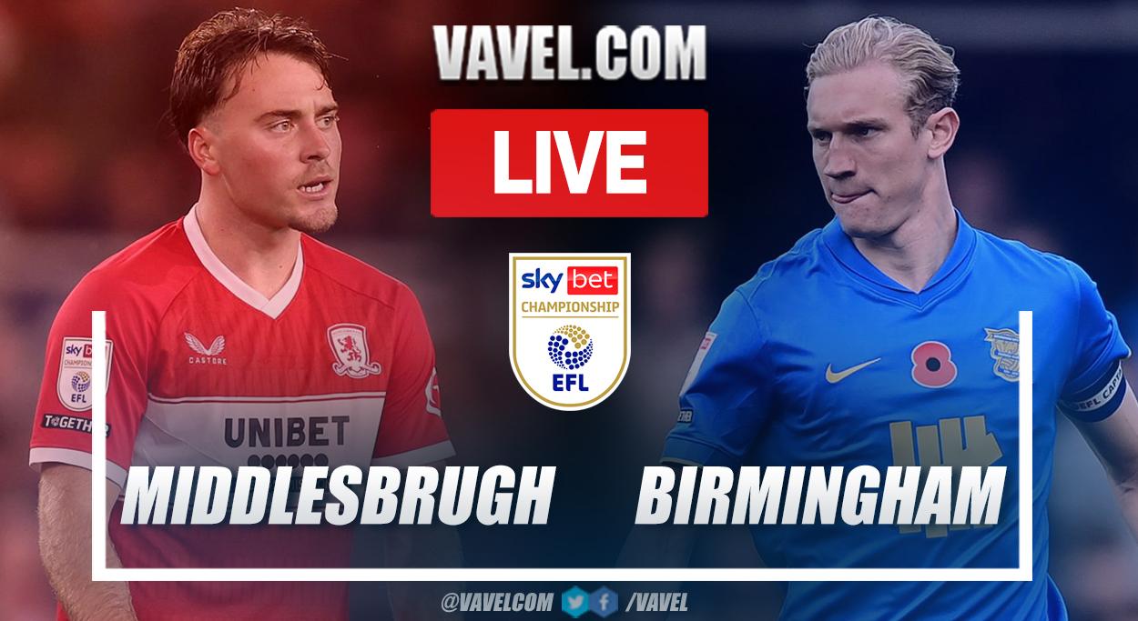 Highlights and goals of Middlesbrough 2-1 Birmingham City in EFL Championship 2025-26