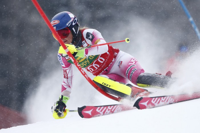 Flachau 2017, Slalom Femminile di Sci Alpino: 2° manche, Shiffrin davanti