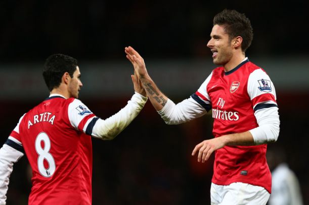 Arsenal's Arteta and Giroud Set To Be Offered New Contracts