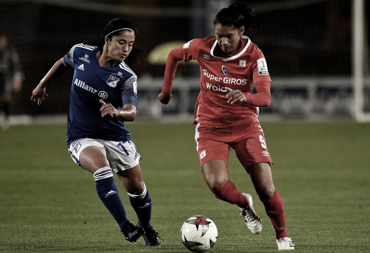 Millonarios y América empataron la ida de las semifinales de la Liga Femenina Millonarios y América empataron la ida de las semifinales de la Liga Femenina