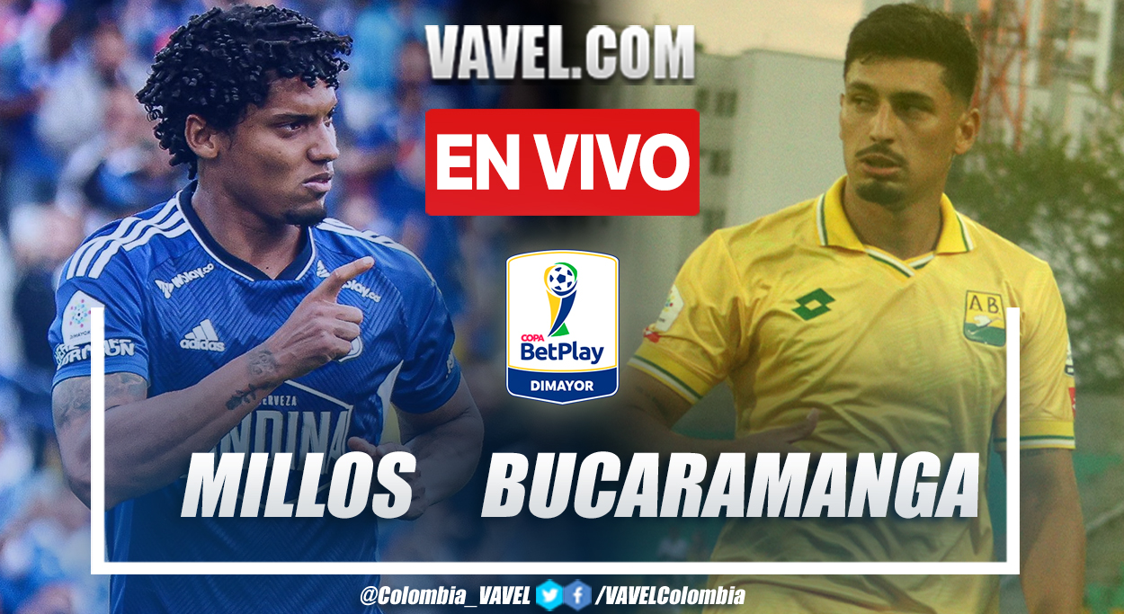 Resumen y goles: Millonarios 3-1 Bucaramanga en octavos de final (ida) por Copa BetPlay 2023