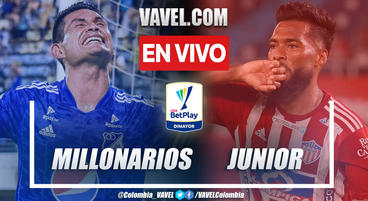 Resumen: Millonarios 0-0 Junior en cuadrangulares finales por Liga BetPlay 2022/1