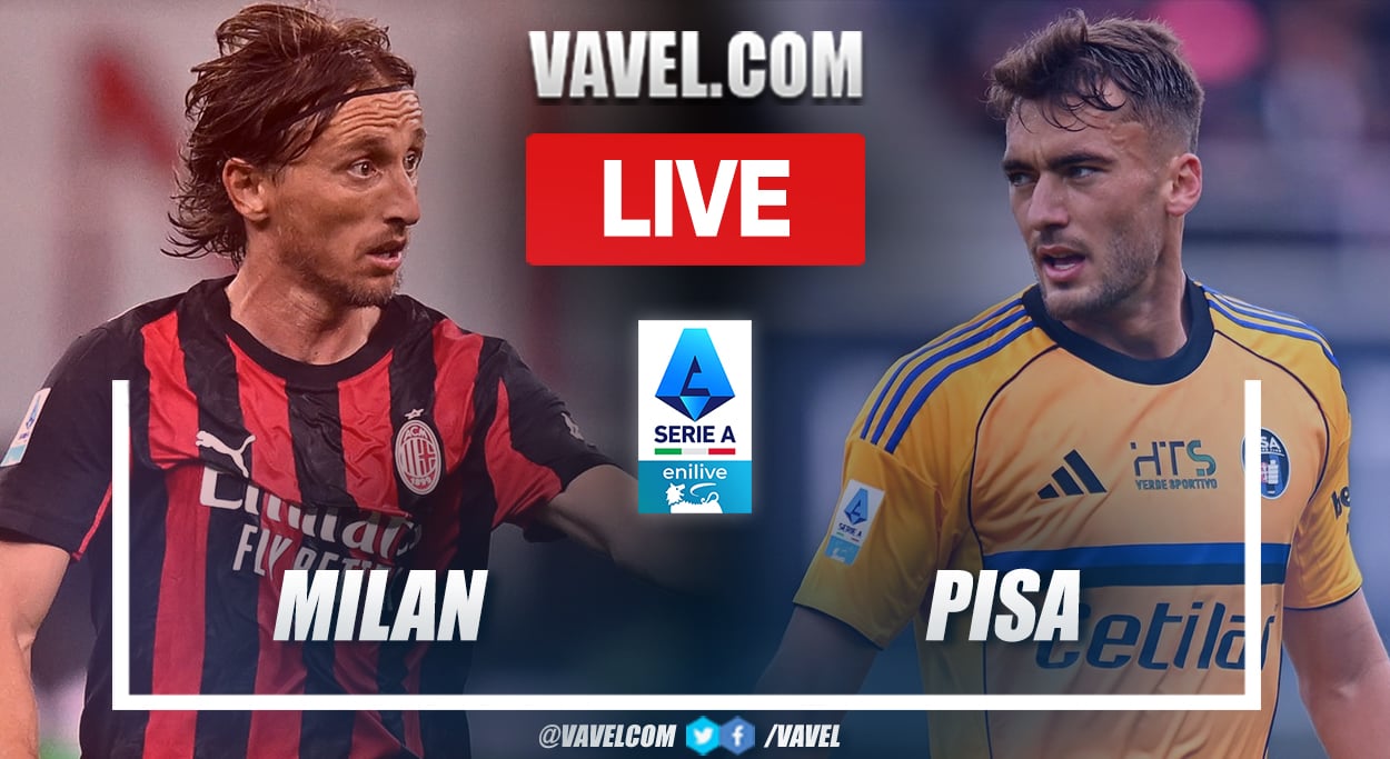 Highlights and goals of Milan 2-2 Pisa in Serie A 2025-26