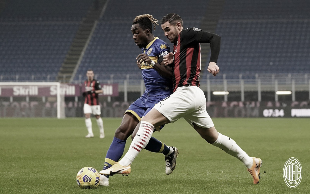 Milan sai em desvantagem, mas busca empate diante do Parma nos acréscimos